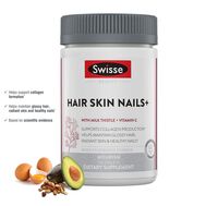 Swisse Hair Skin Nails+ with Milk Thistle 100 Tablets