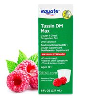 Equate Tussin DM Max Cough Chest Congestion Liquid