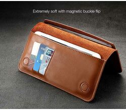 Leather wallet for smart mobile phone
