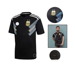Word Cup Short Sleeve Argentina Away Jersey 2018