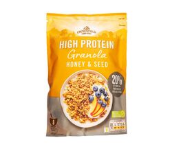 Crownfield High Protien Granola Honey & Seed 400g