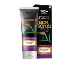 WOW Activated Charcoal Face Scrub 100ml