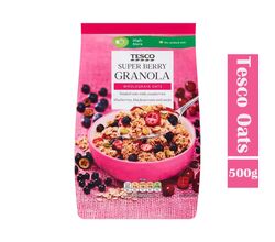 Tesco Super Berry Granola Whole Grain Oats 500g