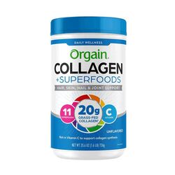 Orgain Collagen + Superfoods Vitamin C Supplement 726g