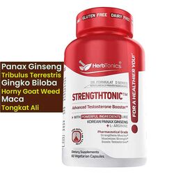 Herbtonics Testosterone Booster Supplement for Men