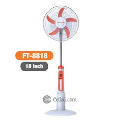 Future FT-8818 Rechargeable Stand Fan 18 Inch