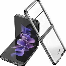 Electroplate Transparent Hard Case for Samsung Galaxy Z Flip3