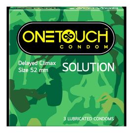 Onetouch Solution Delayed Climax Condom 3pcs