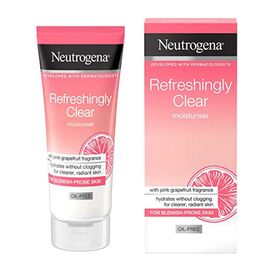 Neutrogena Refreshingly Clear Oil Free Moisturiser packaging
