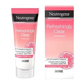 Neutrogena Refreshingly Clear Oil Free Moisturiser packaging