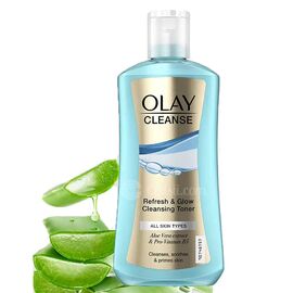 Olay Cleanse Refresh & Glow Cleansing Toner with alovera