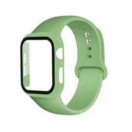 Silicone Full Cover Strap Screen Protector Case for iWatch