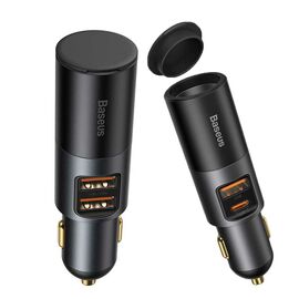 Baseus Share Together Fast Car Charger with Cigarette Lighter 120W
