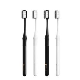 DR BEI Bamboo Joint Bass Toothbrush With Travel Storage Boxes 4Pcs