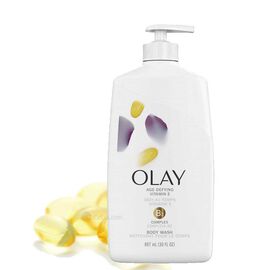 Olay Age Defying Body Wash with Vitamin E 887ml