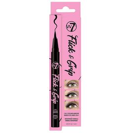 W7 Flick & Grip 2 in 1 Adhesive Eyeliner Pen