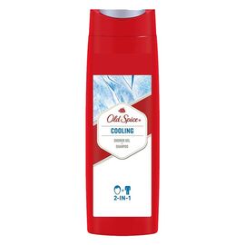 Old Spice 2 in 1 Cooling Shower Gel & Shampoo 400ml