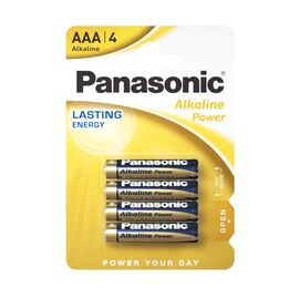 Panasonic Alkaline Power AA 4 Long Lasting Energy Battery