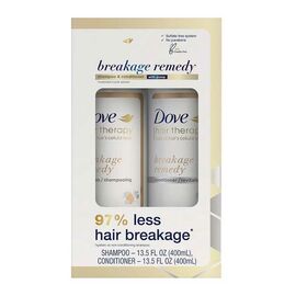 Dove Hair Therapy Breakage Remedy Shampoo and Conditioner 400ml