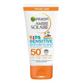 Garnier Ambre Solaire Kids Sensitive Sun Cream SPF50+ 50ml