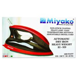 Miyako EI-929 Electric Dry Iron 1000W