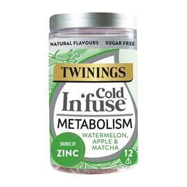 Twinings Cold Infuse Metabolism with Zinc 12 Infusers