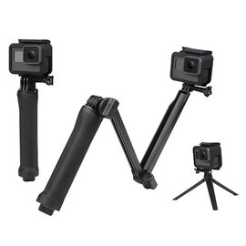 3-Way Professional Monopod Stand Mini Tripod for Action Camera