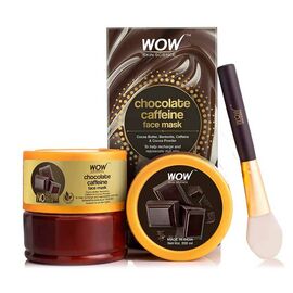 Wow Chocolate Caffeine Face Mask for Recharging & Rejuvenating Dull Skin 200ml