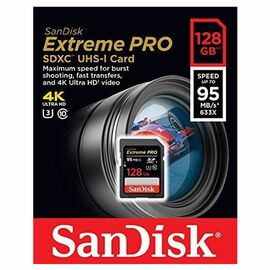 SanDisk 128GB Extreme Pro SDXC UHS-I Card
