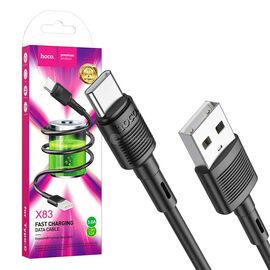 Hoco X83 USB To Micro USB Charging Data Cable