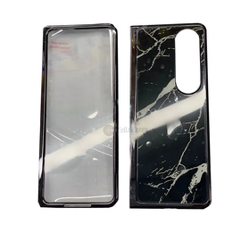 Mobest Marble Case With Front Tempered Glass For Samsung Galaxy Z Fold 4