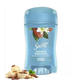 Secret Cocoa Butter Clear Gel Antiperspirant and Deodorant 76ml