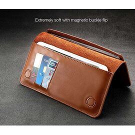 Leather wallet for smart mobile phone