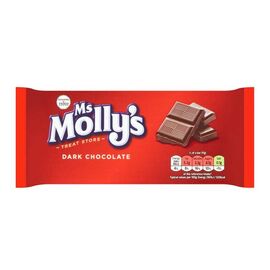 Tesco Ms Molly's Dark Chocolate Bar 100g