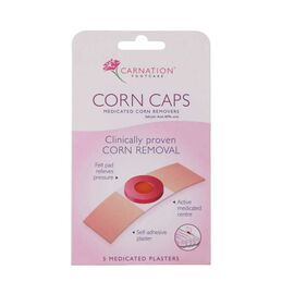 Carnation Footcare Corn Caps Medicated Plasters 5pcs