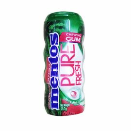 Mentos Pure Fresh Chewing Gum Watermelon Sugar Free 10 Pocket Bottles