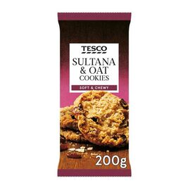 Tesco Sultana and Oat Cookies 200g