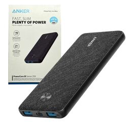 Anker PowerCore III Sense 20W PD USB-C Portable Power Bank 20000mAh