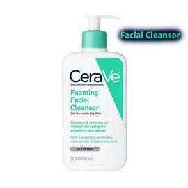CeraVe Foaming Facial Cleanser for Normal to Oily Skin 355ml
