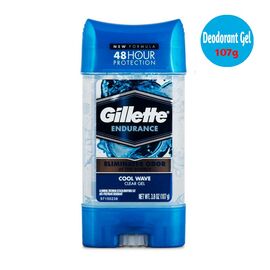 Gillette Endurance Eliminates Odor Cool Wave Clear Gel 107g
