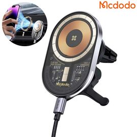 Mcdodo Transparent Magnetic Wireless Charging Car Mount 15W