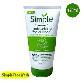 Simple Kind to Skin Moisturising Smooth & Healthy Facial Wash 150ml
