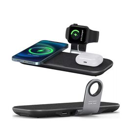 WiWU Power Air 3 in 1 Wireless Fast Charger Stand