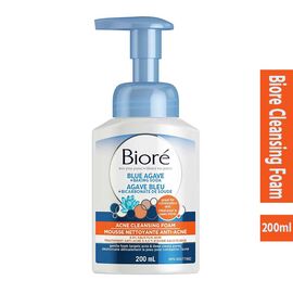 Biore Blue Agave + Baking Soda Acne Cleansing Foam 200ml