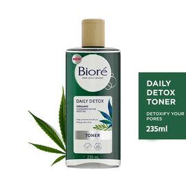Biore Daily Detox Facial Toner with Organic Cannabis Sativa Seed Oil 235ml