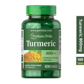 Puritan’s Pride Turmeric 800mg 100 Softgels