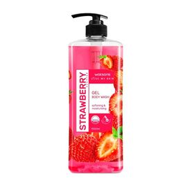 Watsons Strawberry Gel Moisturising Body Wash 1000ml