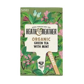Heath & Heather Organic Green Tea & Mint 20 Bags