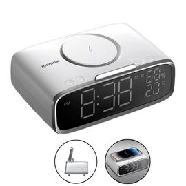 Momax Q.Clock 5 Digital Clock with Wireless Charging