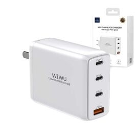 WiWU 4 in 1 Mini GaN Fast Charging 120W Wall Charger